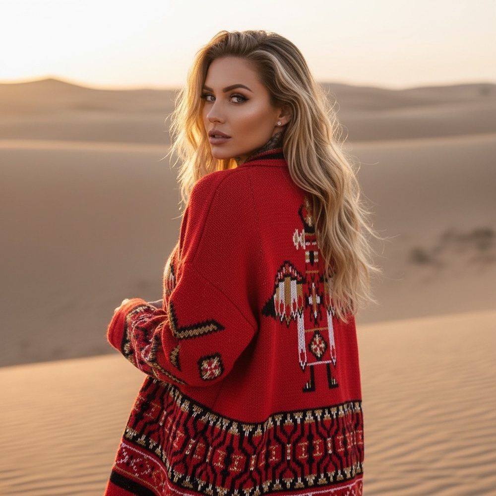 VINTAGE Southwestern poncho